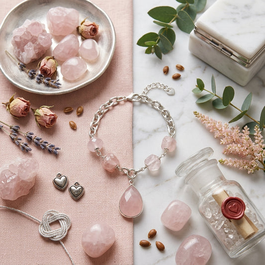 DEMO · Pulsera Alma Cuarzo Rosa